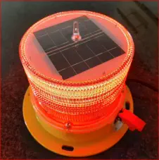 RED LED Solar Aviation Lights