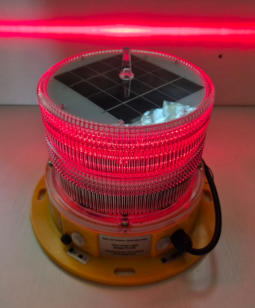 RED LED Solar Aviation Lights